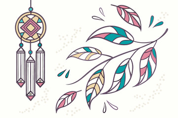 hand drawn vector illustration of an angel