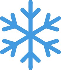 snowflake on blue background. Snowflake winter season icon  vector 
