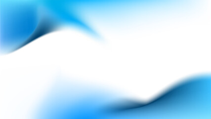 ABSTRACT WHITE BACKGROUND WITH GRADIENT MESH BLUE SMOOTH LIQUID COLOR DESIGN VECTOR TEMPLATE GOOD FOR MODERN WEBSITE, WALLPAPER, COVER DESIGN 
