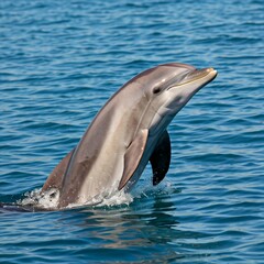Fototapeta premium dolphin jumping out of water