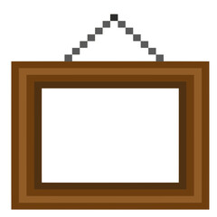 picture frame pixel art.
