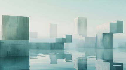 abstract minimal background  3d design
