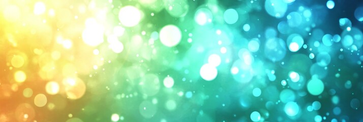 Colorful abstract background with vibrant bokeh effects creating a dreamy atmosphere ideal for creative projects