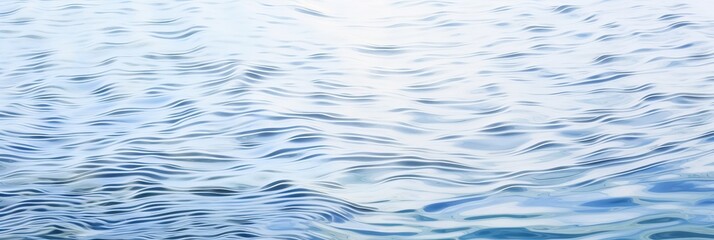 Naklejka premium Calm water surface reflects soft light, creating a serene and peaceful ambiance in nature