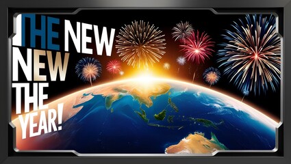 happy new year in space