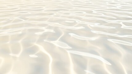 Serene Clinical Beauty: Gentle Ripples in Glossy Beige and White Texture Background