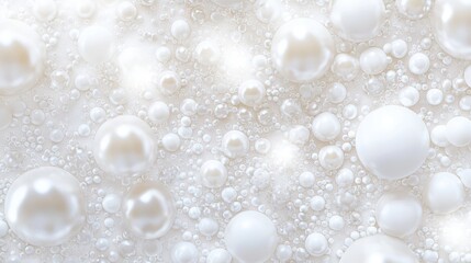 Radiant Clinical Beauty Texture Background with Shimmering Pearl Effects for Luxury Beauty Brands