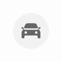 Car automobile transport vehicle icon vector sign