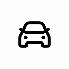 Car automobile transport vehicle icon vector sign