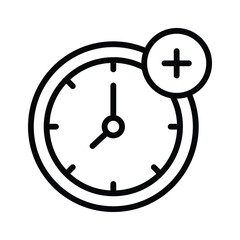 Take a look at this amazing icon of add timer in modern style
