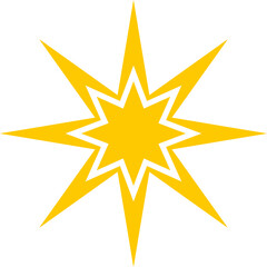 Obraz premium Decorative Star Icon