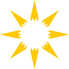 Obraz premium Decorative Star Icon