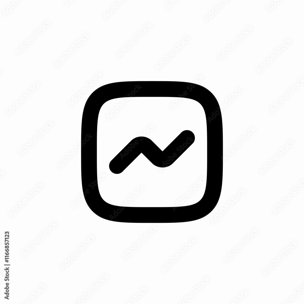 Poster analytics data statistics chart icon vector sign