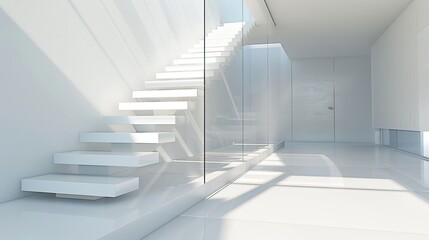 Obraz premium Modern stairs design in home