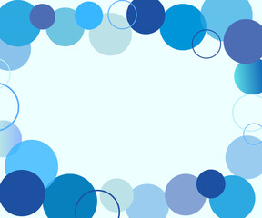 水玉背景(青系２)