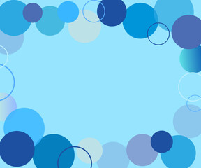 水玉背景(青系３)