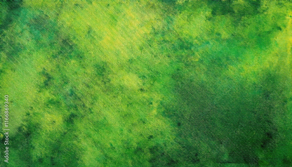 Poster vibrant green and yellow abstract texture with subtle patterns on canvas. perfect copy space for eco