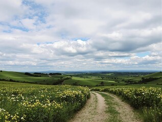 Obraz premium landscape with road