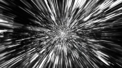Obraz premium Abstract Light Speed Burst