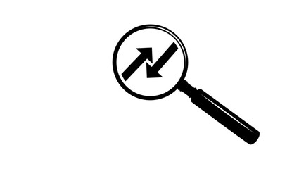 Search and Replace, black isolated silhouette