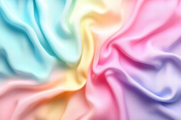 Pastel Rainbow Fabric Texture
