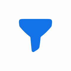 filter funnel icon sign vector