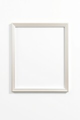A graceful white card with a clean and minimalist design, perfect for formal and professional presentations.