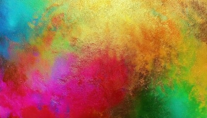 Fototapeta premium Vivid Abstract Gradient Texture with Vibrant Rainbow Colors and Textured Brush Strokes. Perfect for Digital Backgrounds, Modern Design Projects, Artistic Prints, and Inspirational Marketing Concepts