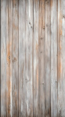 Naklejka premium Weathered gray wooden planks background texture; rustic, rural setting; ideal for design projects.