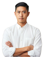 PNG Taiwanese men portrait shirt photo.