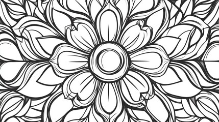 Stylized Floral Pattern