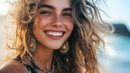 Fototapeta premium Chic Beach Vibes