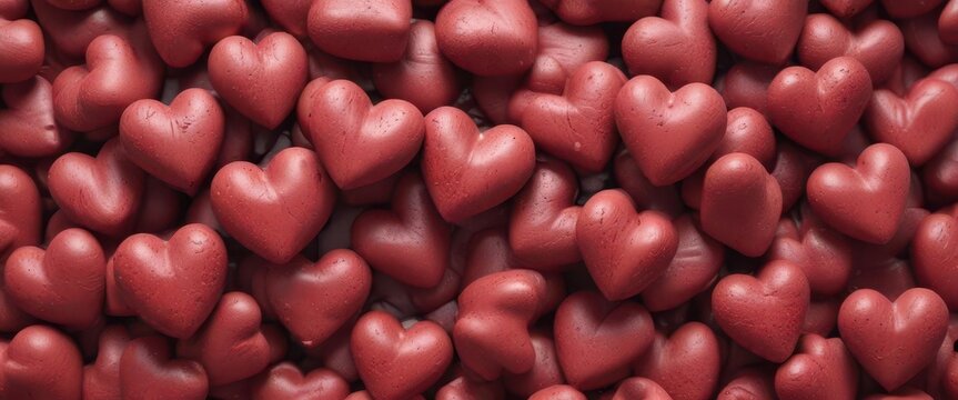 Cluster of scribbly hearts with subtle texture ,  texture,  heart