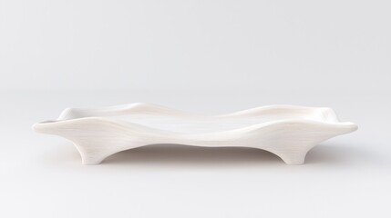 Artistic 3D-Printed Serving Tray for Elevated Food Presentation and Decor, Ultra-Detailed Design