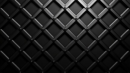 Intricate Black Textured Wall Design Featuring Geometric Patterns and Modern Aesthetic