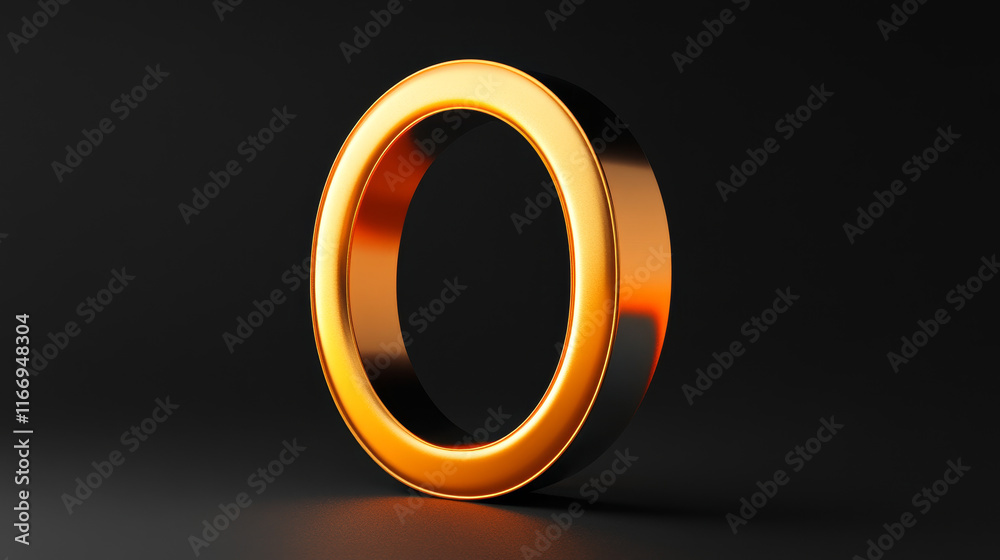 Fototapete set of alphabet symbols and elements of letter o, such a logo. rasterized version also available in 