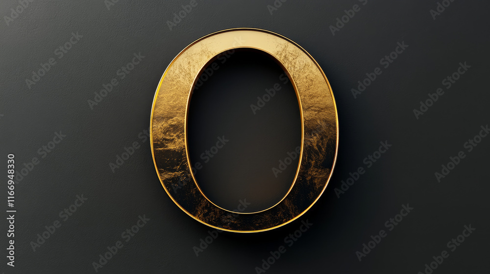 Fototapete set of alphabet symbols and elements of letter o, such a logo. rasterized version also available in 