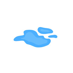 blue puddle vector