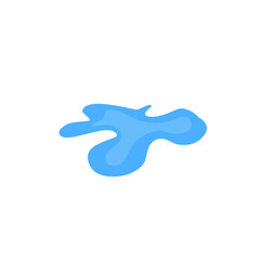 blue puddle vector