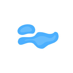 blue puddle vector