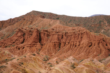 canyon landscape with red rocks