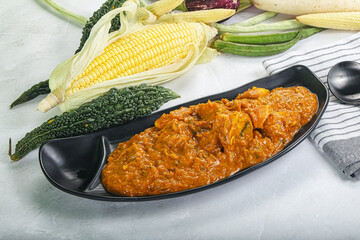 Indian cuisine - Kadai chicken masala