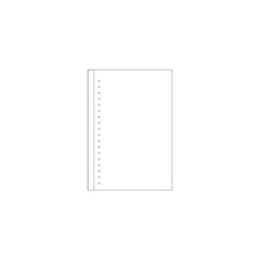 Minimalist Wireframe Open Notebook with Bullet Points | Single Page Flat Design