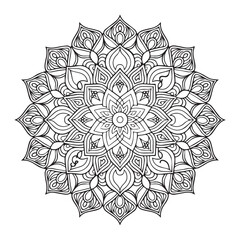 Mandala Pattern Designs,Ornamental luxury mandala pattern,Vector hand drawn doodle mandala.