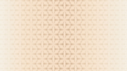 Elegant Beige Hexagonal Pattern Design.
The shades of beige and light brown give the design a subtle and refined appearance.