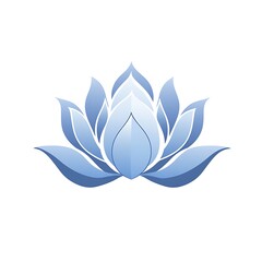 Serene lotus bloom digital art tranquil environment abstract view