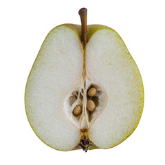 a picture of an apple cut in half showing the seeds PNG image, PNG file, Generative art.