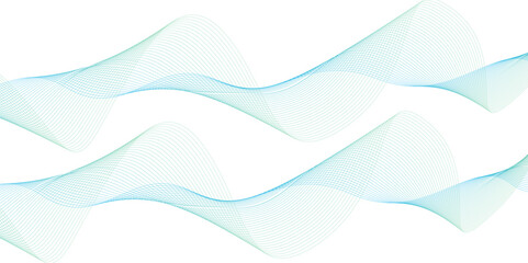 Soft and smooth geometric waves in colorful, creating a minimalist yet visually striking pattern ideal