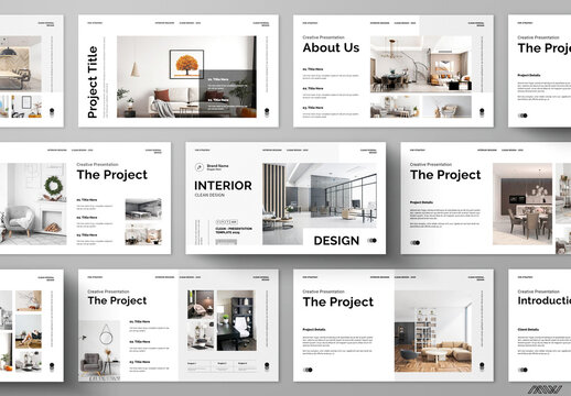 Interior Design Presentation Layout