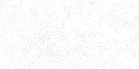 Modern design with White background with topographic wavy pattern design.paper texture Imitation of a geographical map shades. topography line map. Vintage outdoors style

